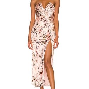 Katie May Come On Home Pink Botanical Dress